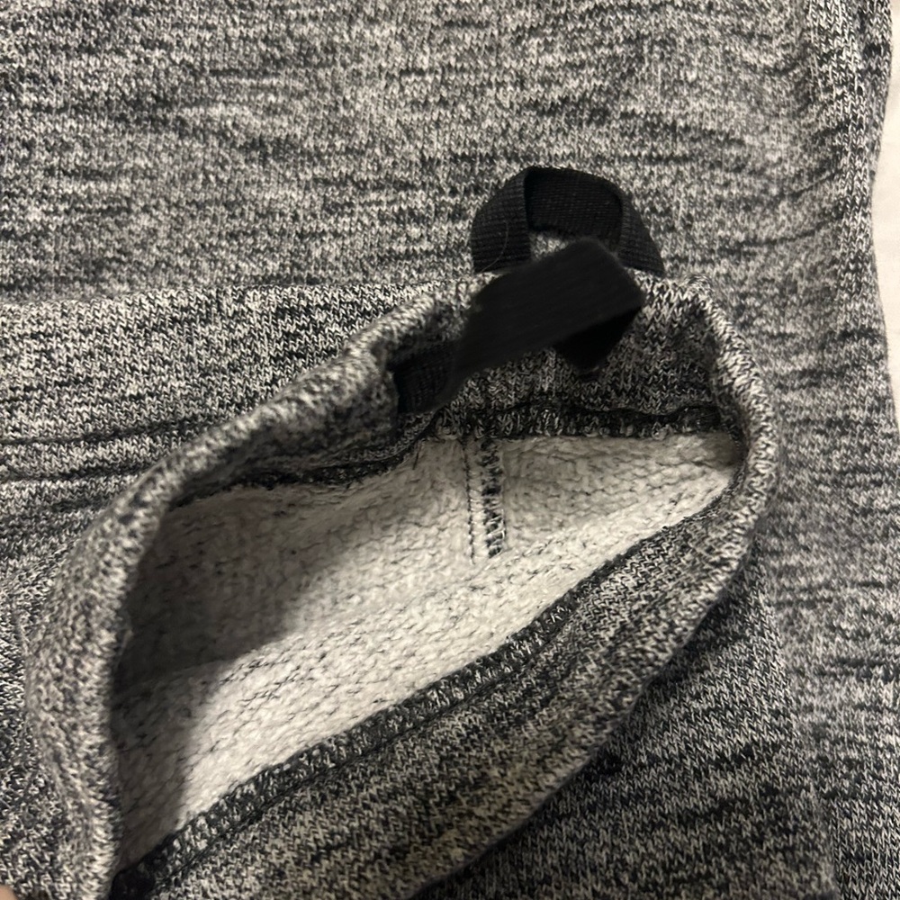 Stone Island Sweatpants Mens Large Gray Logo Patch Multi Pockets Fleece Jogger - Picture 3 of 9